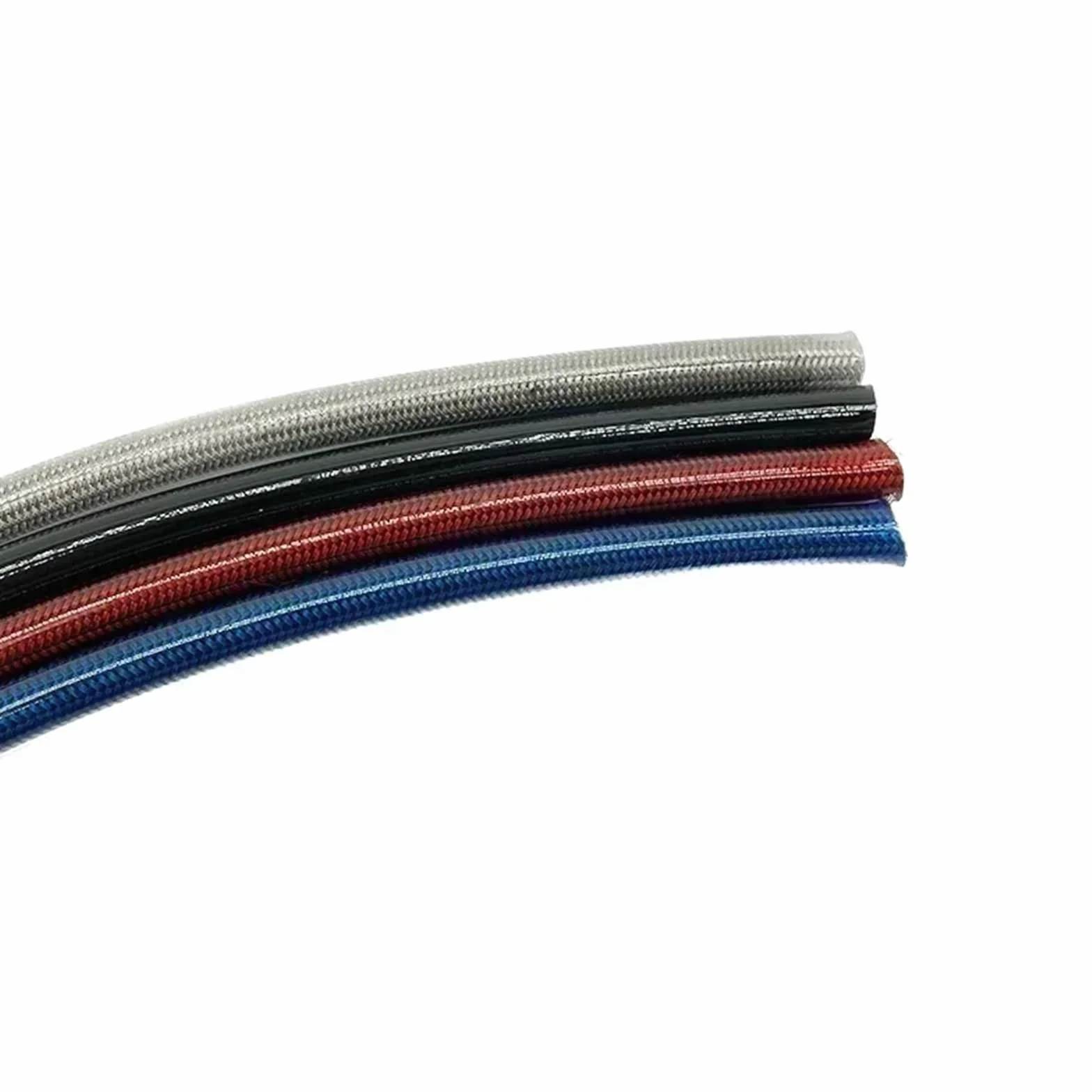 Auto-Bremsleitungen 20 m/65,62 ft AN3 Motorrad geflochtener Edelstahl-Nylon-Bremsleitungsschlauch, Flüssigkeits- und Hydraulikschlauch. Bremsleitung Set(Blue 20M)