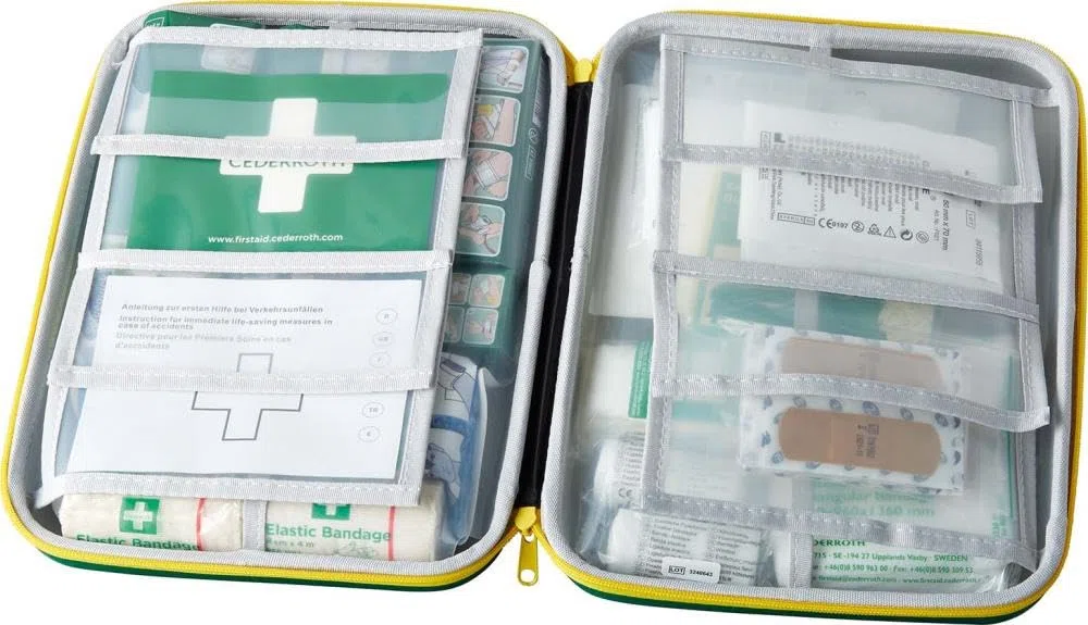CEDERROTH Erste-Hilfe-Station Set Verbrennung, DIN 13157, Sie erhalten 1 Packung
